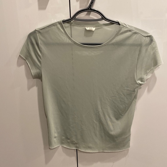 garage sheer pastel green top - Picture 1 of 2